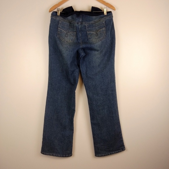 Three Seasons Maternity Jeans Size Large - Picture 2 of 5